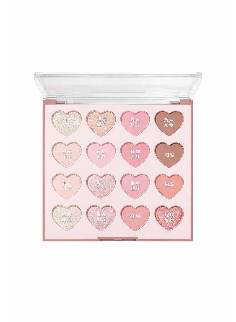 ديكالو باليت ظلال عيون DIKALU Honey تضم 20 درجة مات ولامعة بتركيبة عالية التصبغ وسهلة الدمج، تمنح ثبات طويل - Image 1